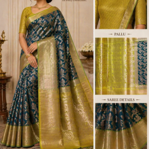 Sea Green Colour Fancy Saree