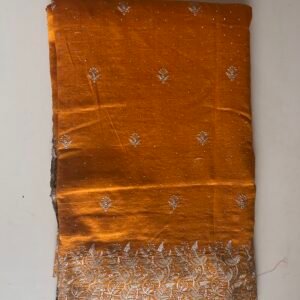 Mango Yellow Colour Fancy Saree