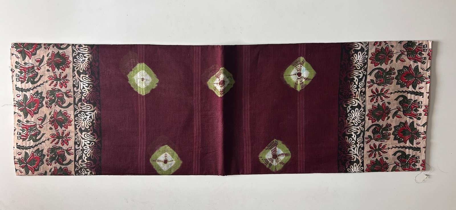 Dark Brown cotton saree - Image 3