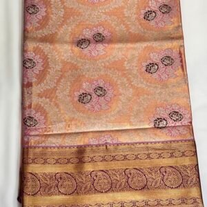 Orange Colour Pattu Saree