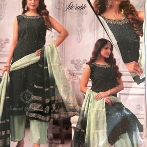 Dark Green Colour Chudidhar