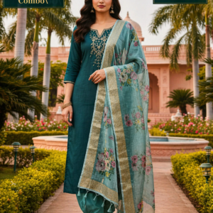 Blue Colour Party Wear Chudidhar