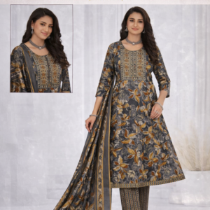 Ash colour chudidhar