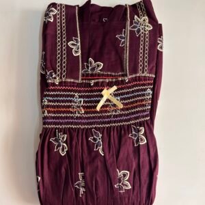 Grape Colour Frock Model Nighty