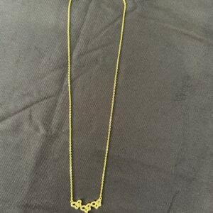 CZ stone neck chain