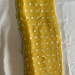 Yellow colour saree