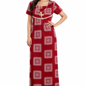 Maroon Colour Nighty
