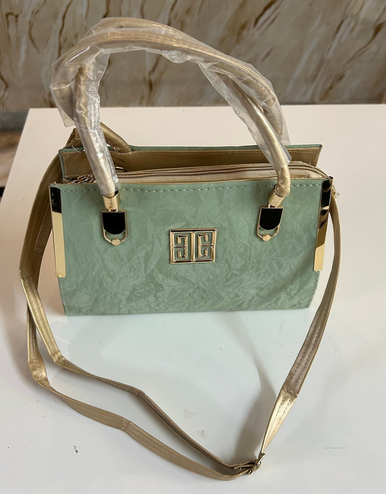 Light Green Colour luxury hand bag
