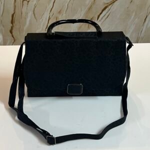 Aurora Classic Top Handle Sling Black Colour Bag
