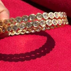 White Pancha Lohalu Bangles