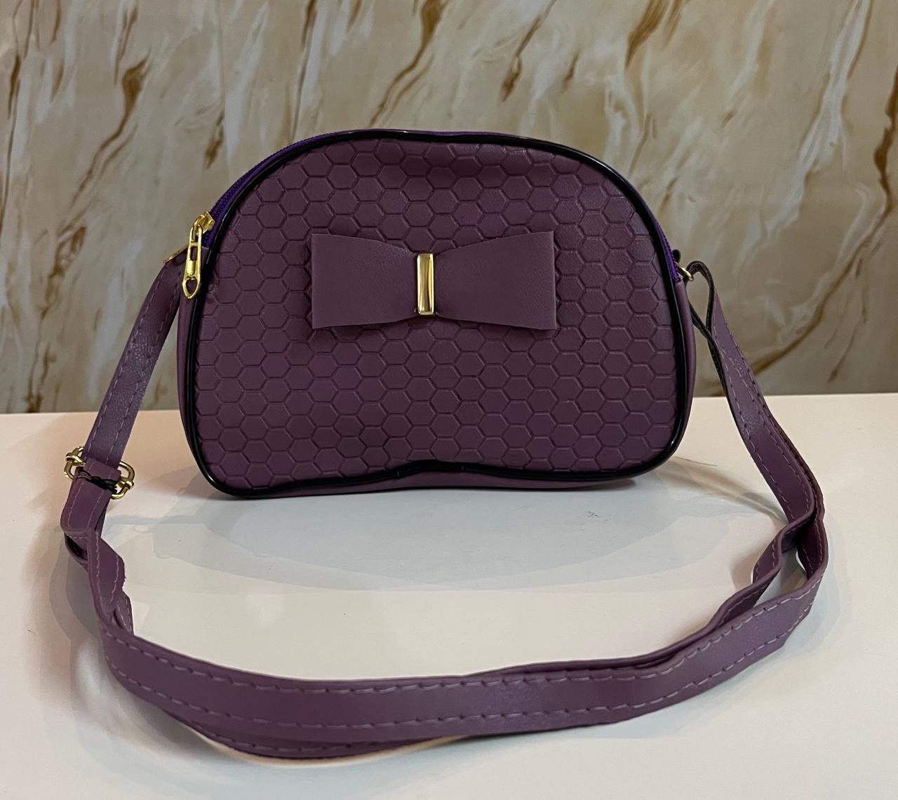 Purple Colour Bow Sling
