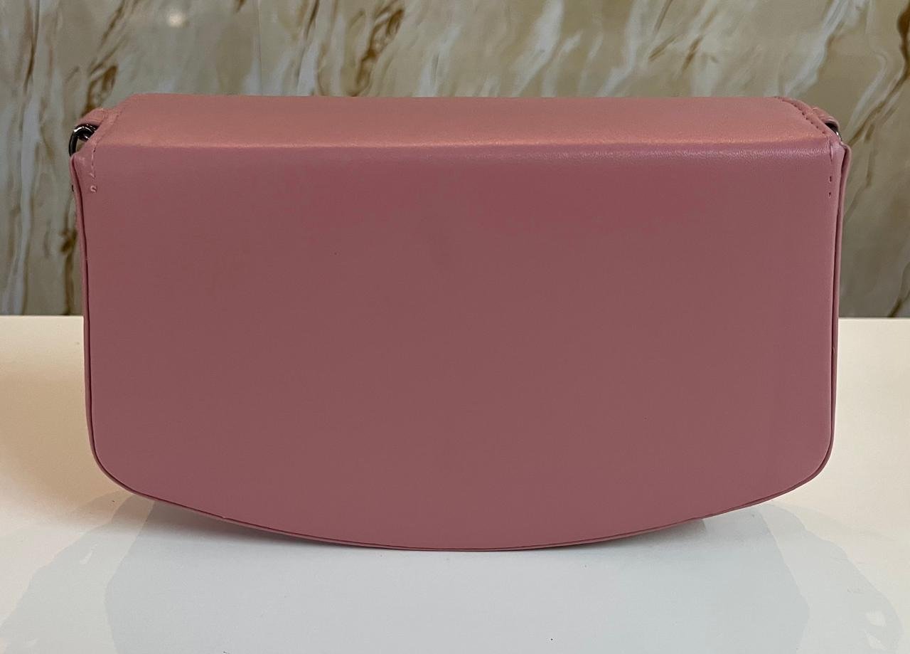Peach Colour Handbag - Image 2
