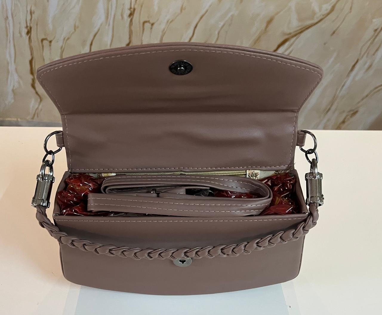 Espresso Brown Colour Handbag - Image 3