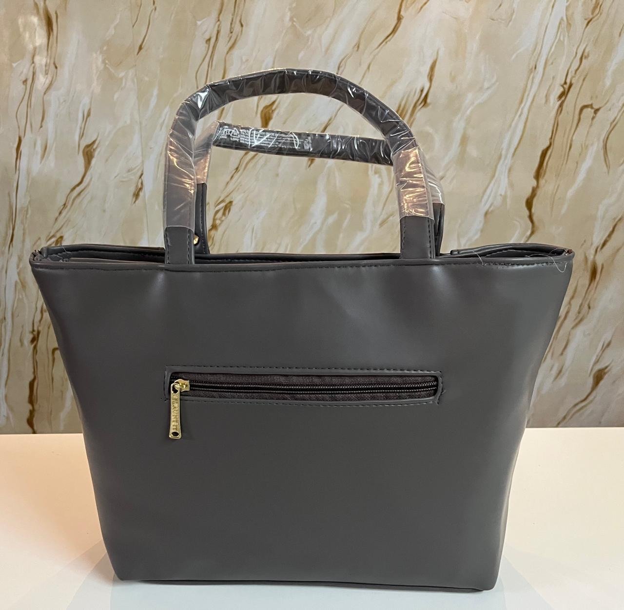 Ash colour Hand bag - Image 3