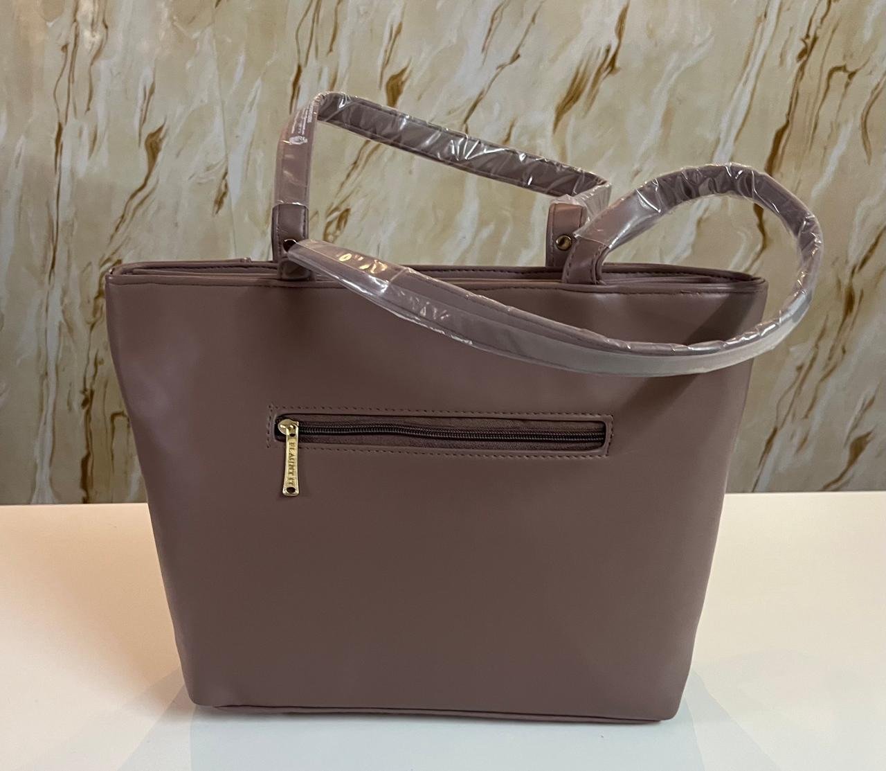 Ash Brown colour Hand bag - Image 2
