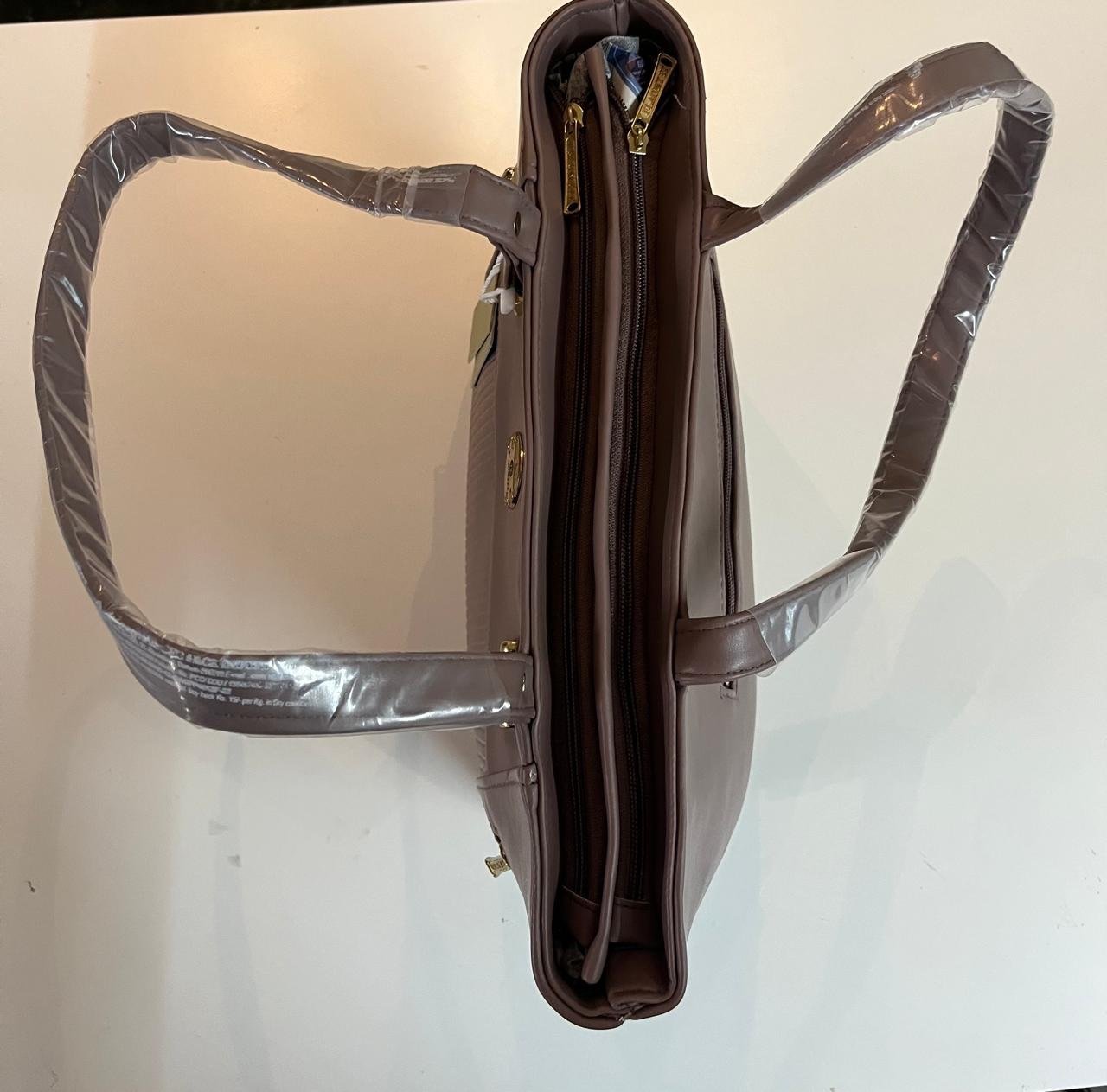 Ash Brown colour Hand bag - Image 3