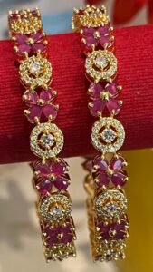 White And Pink Stone Bagles
