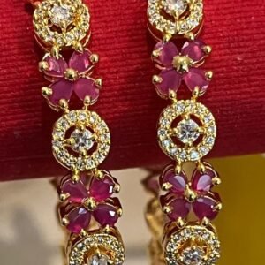 White And Pink Stone Bagles