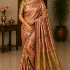 Orange Colour Pattu Saree