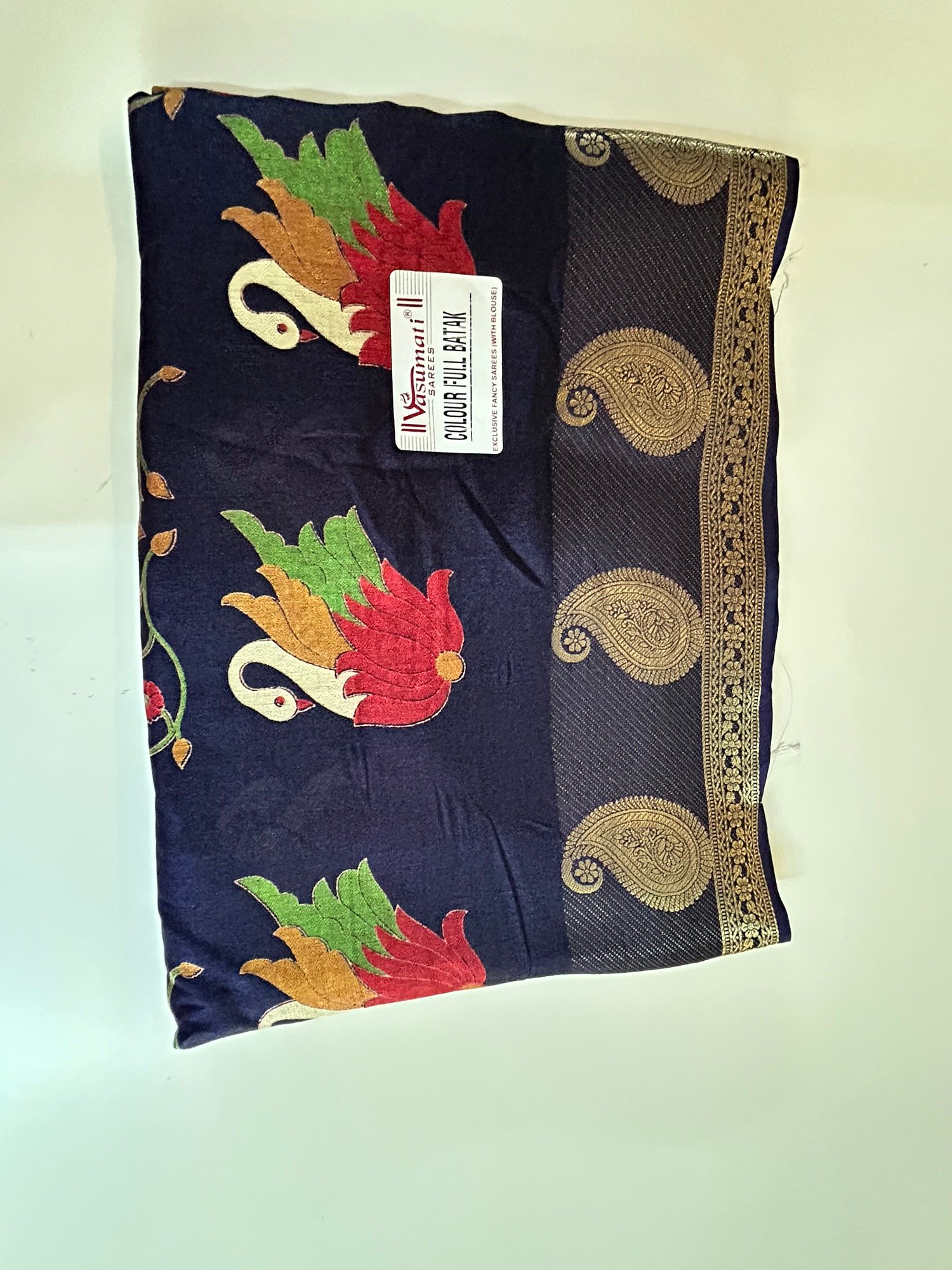 Navy Blue Saree - Image 2