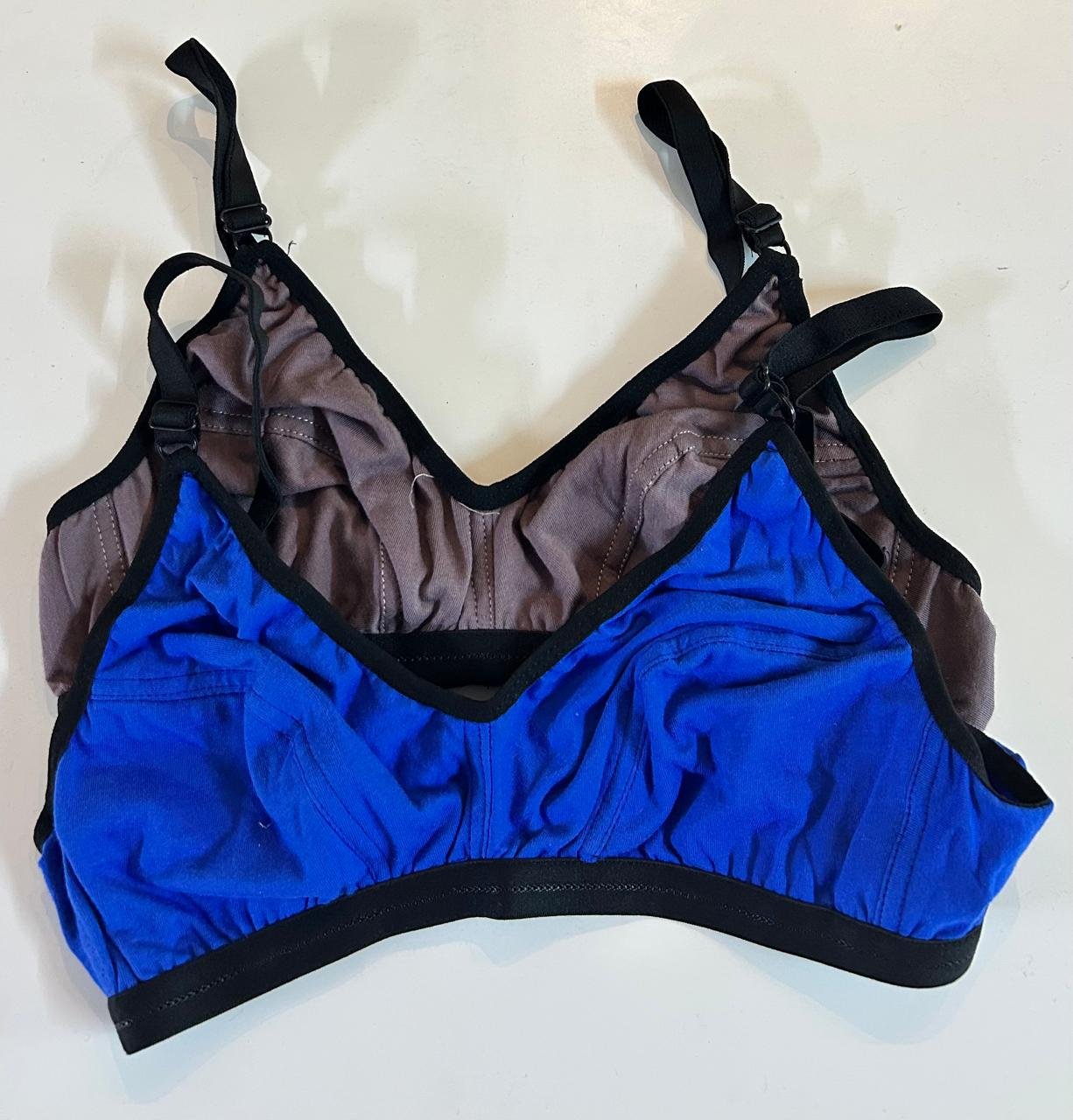 Royal Blue Colour And Tupey Grey Colour Bra - Image 3