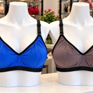 Royal Blue Colour And  Tupey Grey Colour Bra