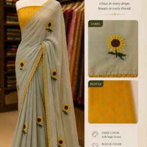 Beautifull Cream colour Saree