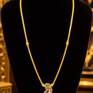 Gold-Tone Peacock-Style Pendant Necklace